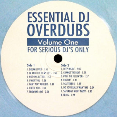 VARIOUS - Essential DJ Overdubs Volume One