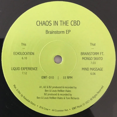 CHAOS IN THE CBD - Brainstorm EP