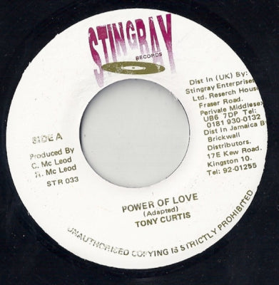 TONY CURTIS - Power Of Love / Version