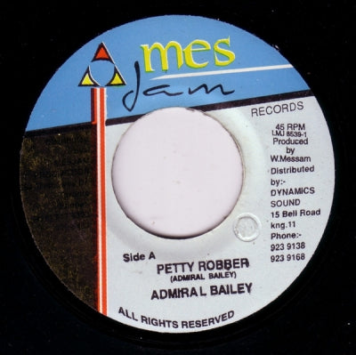 ADMIRAL BAILEY - Petty Robber / Robber Version