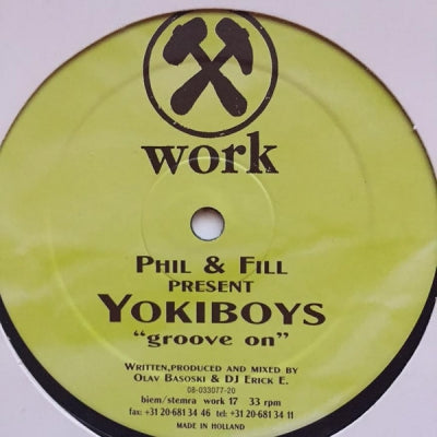 PHIL & FILL PRESENT YOKIBOYS - Groove On