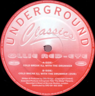 OLLIE RED-EYE - Cold Break Ill With The Drummer