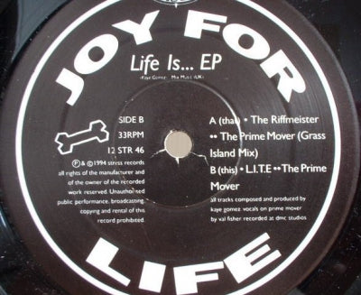 JOY FOR LIFE - Life Is... EP