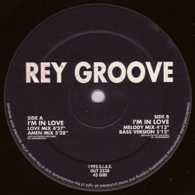 REY GROOVE - I'm In Love