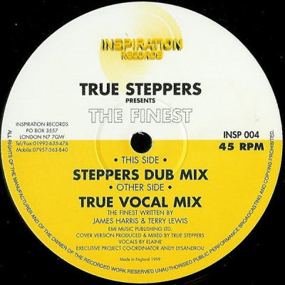 TRUE STEPPERS - The Finest