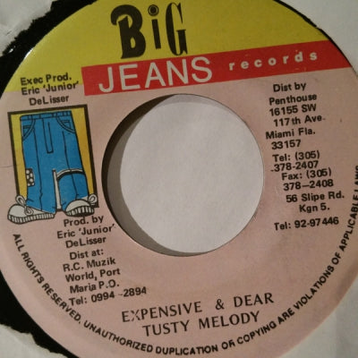 TUSTY MELODY - Expensive & Dear / Version