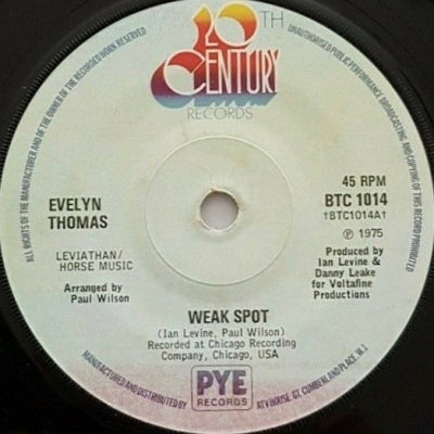 EVELYN THOMAS - Weak Spot