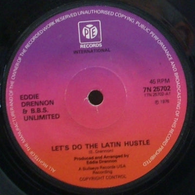 EDDIE DRENNON & B.B.S. UNLIMITED - Let's Do The Latin Hustle