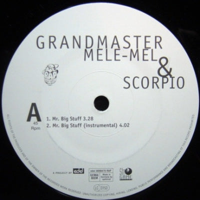 GRANDMASTER MELE-MEL & SCORPIO - Mr. Big Stuff