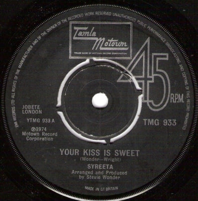 SYREETA - Your Kiss Is Sweet / How Many Days