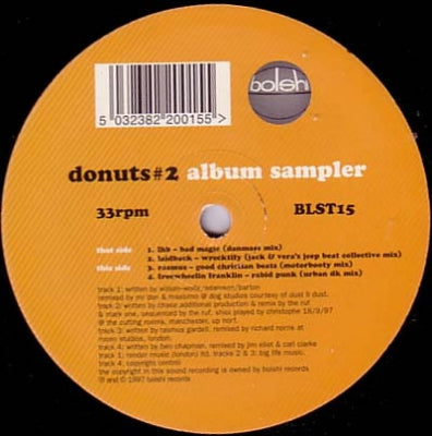 VARIOUS - Donuts #2 Album Sampler