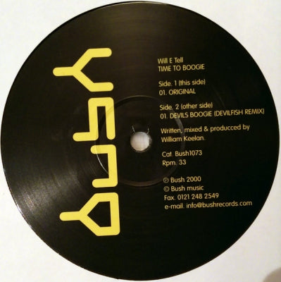WILL E TELL - Time To Boogie
