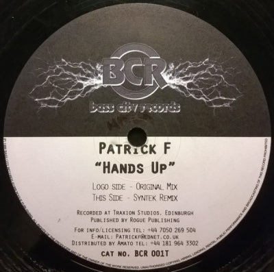 PATRICK F - Hands Up