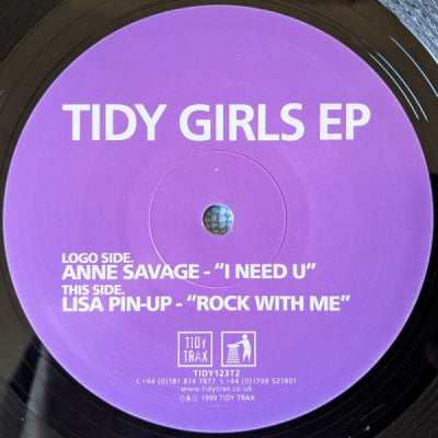 VARIOUS (ANNE SAVAGE / LISA PIN-UP) - Tidy Girls EP (I Need You / Rock With Me)