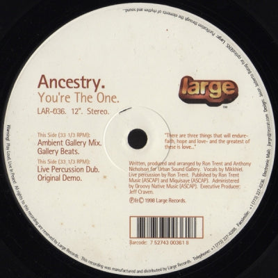 ANCESTRY - You're The One