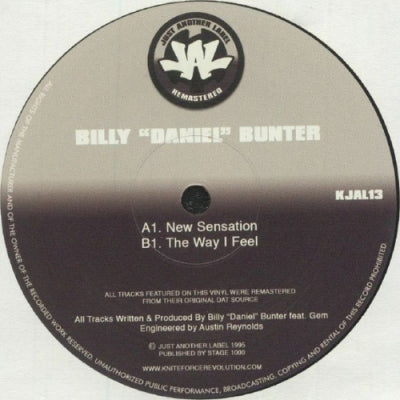 BILLY "DANIEL" BUNTER - New Sensation / The Way I Feel