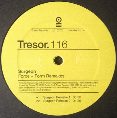 SURGEON - Force + Form Remakes