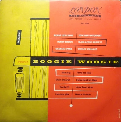 VARIOUS ARTISTS - Pioneers Of Boogie Woogie