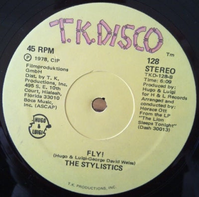 THE STYLISTICS - The Lion Sleeps Tonight / Fly!