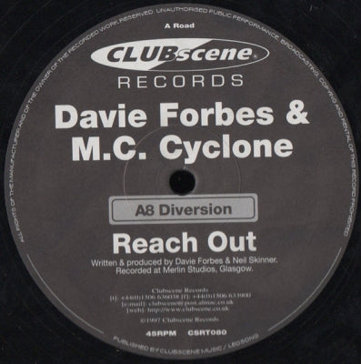 DAVIE FORBES & M.C. CYCLONE - A8 Diversion EP