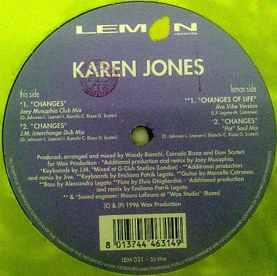 KAREN JONES - Changes