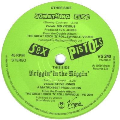 SEX PISTOLS - Something Else