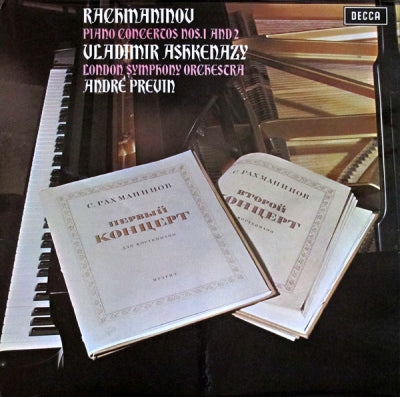 RACHMANINOV, VLADIMIR ASHKENAZY, LONDON SYMPHONY ORCHESTRA & ANDRé PREVIN - Piano Concertos Nos.1 And 2
