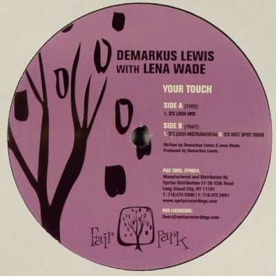 DEMARKUS LEWIS WITH LENA WADE - Your Touch