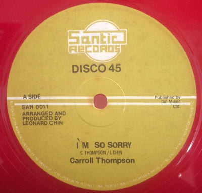 CARROLL THOMPSON - I'm So Sorry / Sorry Dub
