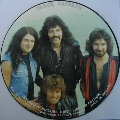 BLACK SABBATH - Interview Picture Disc