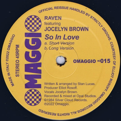 RAVEN FEATURING JOCELYN BROWN - So In Love