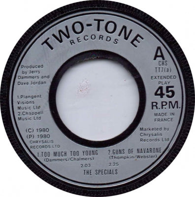 THE SPECIALS - Too Much Too Young Featuring Rico.