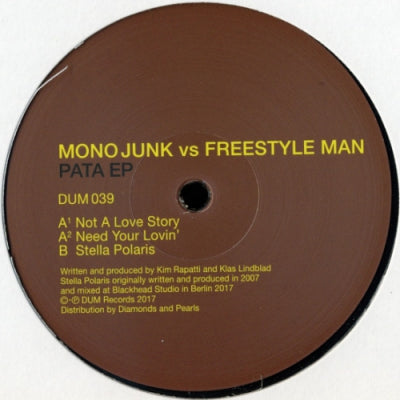 MONO JUNK VS FREESTYLE MAN - Pata EP