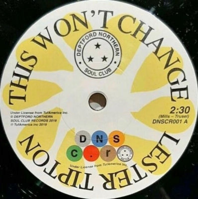LESTER TIPTON / EDWARD HAMILTON AND THE ARABIANS - This Won't Change / Baby Don't You Weep