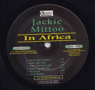 JACKIE MITTOO - In Africa