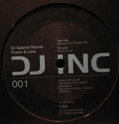 DJ GABRIEL NOURAI - Peace And Love