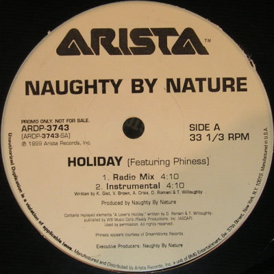 NAUGHTY BY NATURE FEATURING PHINESS - Holiday