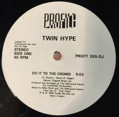 TWIN HYPE - Do It To The Crowd