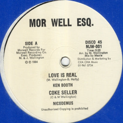 KEN BOOTH / NICODEMUS - Love Is Real / Coke Seller