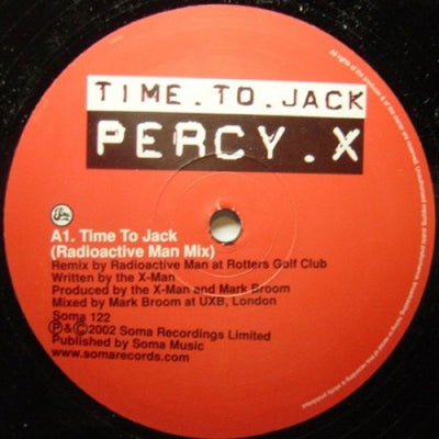 PERCY X - Time To Jack / Club X