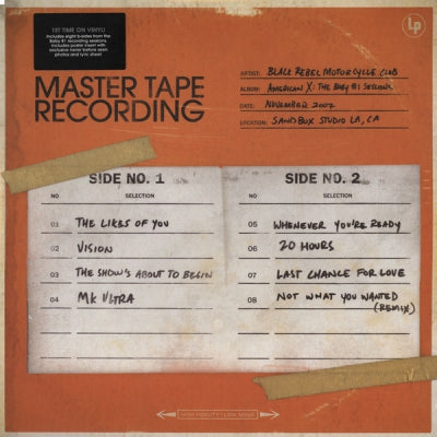 BLACK REBEL MOTORCYCLE CLUB - American X: Baby 81 Sessions