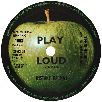 LENNON/ONO WITH THE PLASTIC ONO BAND - Instant Karma