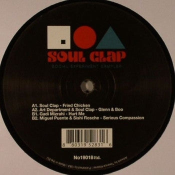 SOUL CLAP / ART DEPARTMENT / GADI MIZRAHI / MIGUEL PUENTE & SISHI ROSCHE - Soul Clap Pres. Social Experiment 002 Vinyl Sampler