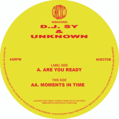 DJ SY & UNKNOWN - Are You Ready / Momments In Time