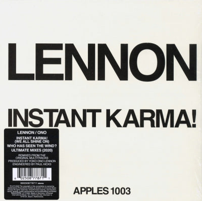LENNON / ONO - Instant Karma! / Who Has Seen The Wind?
