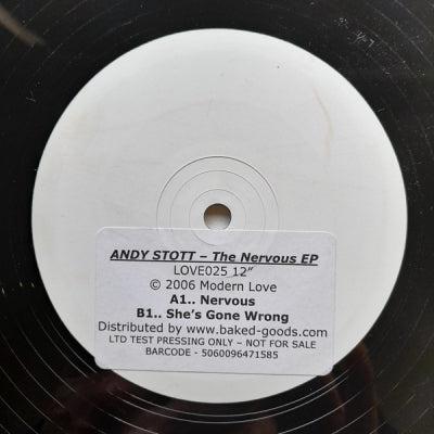 ANDY STOTT - The Nervous EP