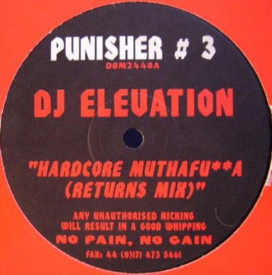 DJ ELEVATION - Punisher # 3 (	Hardcore Muthafu**a / Rock Dis Place)