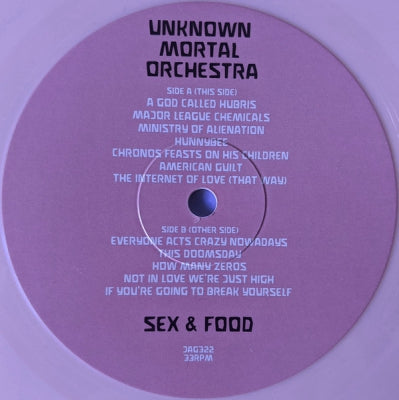 UNKNOWN MORTAL ORCHESTRA  - Sex & Food