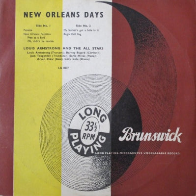 LOUIS ARMSTRONG & THE ALL-STARS  - New Orleans Days
