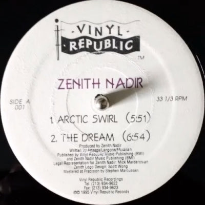 ZENITH NADIR - Arctic Swirl / The Dream / My Odyssey